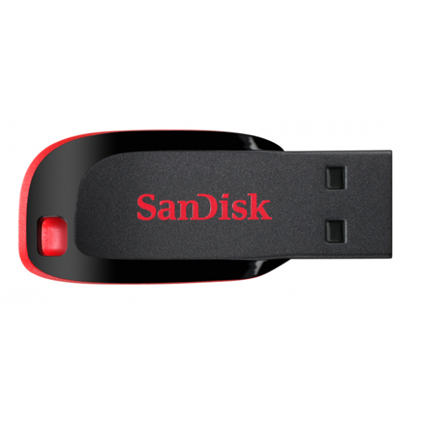 SanDisk Cruzer Blade unità flash USB 16 GB USB tipo A 2.0 Nero, Rosso [SDCZ50-016G-B35]
