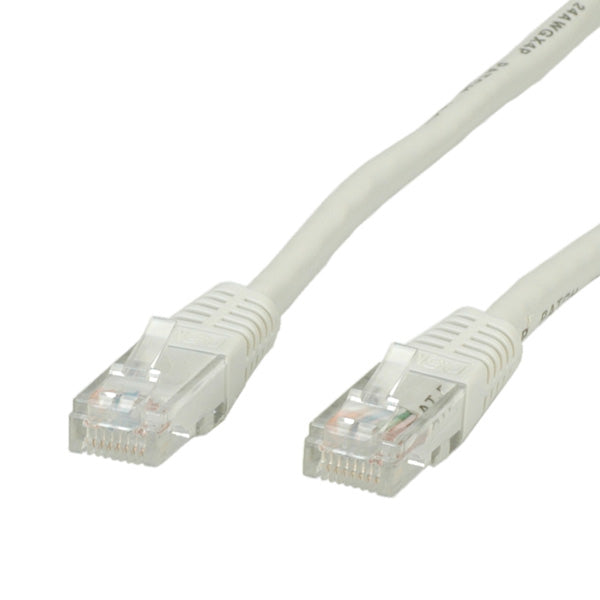 VALUE CAVO DI RETE UTP PATCHCORD CAT.5E/CLASS D, GRIGIO, 0.5M [21.99.0500]