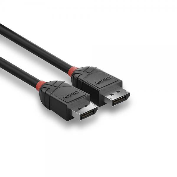 LINDY Cavo DisplayPort 1.2 Black Line, 1m [36491]