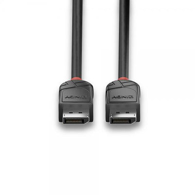 LINDY Cavo DisplayPort 1.2 Black Line, 1m [36491]
