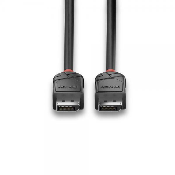 LINDY Cavo DisplayPort 1.2 Black Line, 1m [36491]
