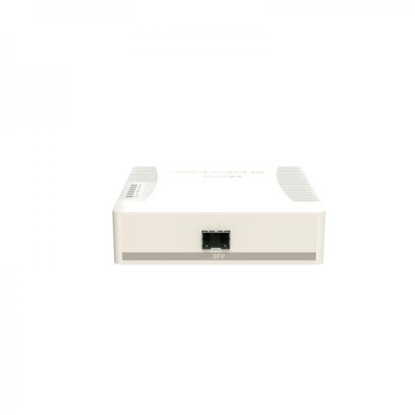 MikroTik, RouterBOARD 260GSP 5, port Gigabit smart switch with SFP cage, SwOS, plastic case, [CSS106-1G-4P-1S]
