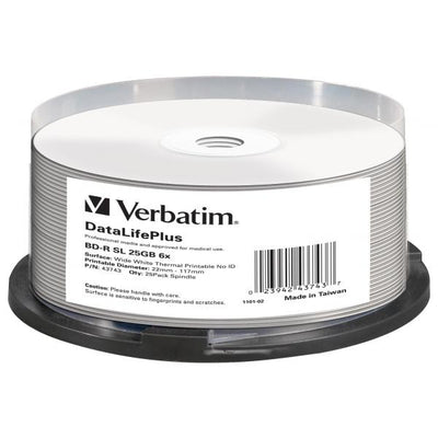Verbatim DataLifePlus BD-R 25 GB 25 pz [43743]