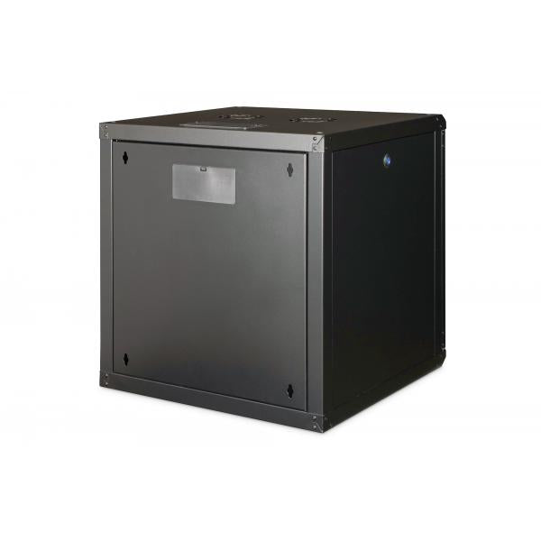 Digitus 12U wall mounting cabinet - Unique 643x600x600 mm - black [DN-1912U-6/6-SW]