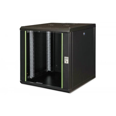 Digitus 12U wall mounting cabinet - Unique 643x600x600 mm - black [DN-1912U-6/6-SW]