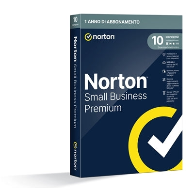 NORTON BOX SMALL BUSINESS PREMIUM --10 Dispositivi (21454839) - 500GB Backup Fino:10/12 [21454839]