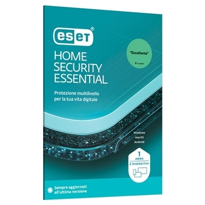 ESET HOME SECURITY ESSENTIAL 2 UTENTI 1YR NUOVO [EHSE-N1-A2-BOX]