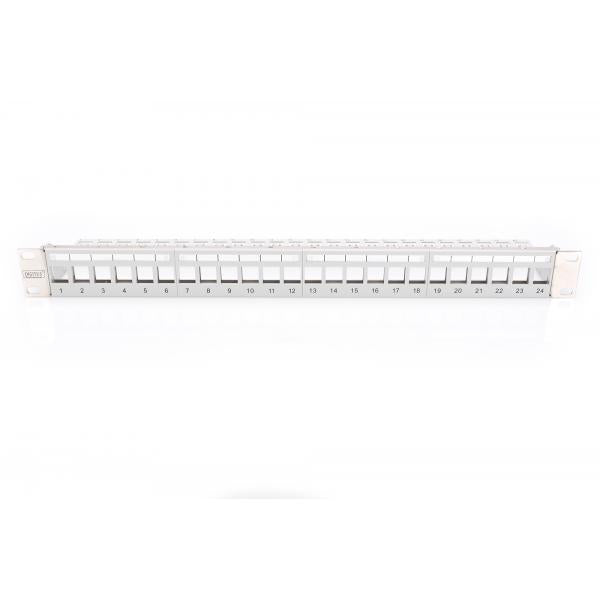 DIGITUS PANNELLO PATCH 19" PER JACK KEYSTONE 1U SCARICO DIGITUS 24 PORTE [DN91410LF]