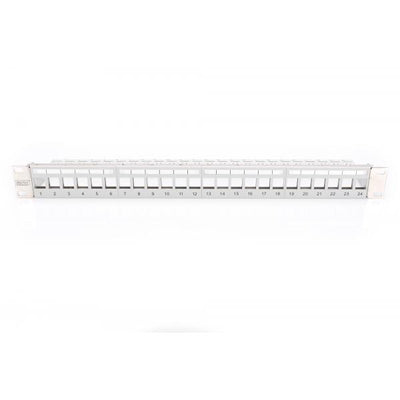 DIGITUS PANNELLO PATCH 19" PER JACK KEYSTONE 1U SCARICO DIGITUS 24 PORTE [DN91410LF]