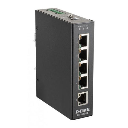 D-LINK SWITCH INDUSTRIALE UNMANAGED 5 PORTE 10/100 BASET(X) [DIS-100E-5W]