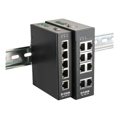 D-LINK SWITCH INDUSTRIALE UNMANAGED 8 PORTE 10/100 BASET(X) [DIS-100E-8W]