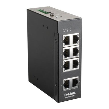 D-LINK SWITCH INDUSTRIALE UNMANAGED 8 PORTE 10/100 BASET(X) [DIS-100E-8W]