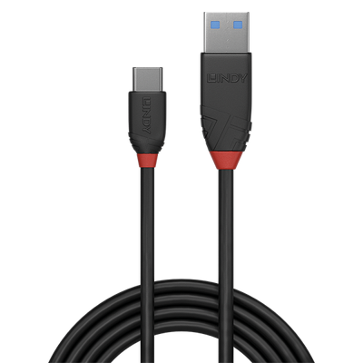 LINDY CAVO USB 3.1 TIPO C/A BLACK LINE, 1.5M [36917]