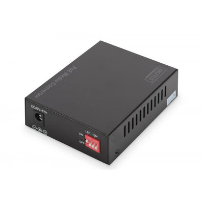 Digitus Gigabit Ethernet PoE+ Media Converter - SFP SFP Open Slot - 802.3at - 30W - without SFP module [DN-82140]