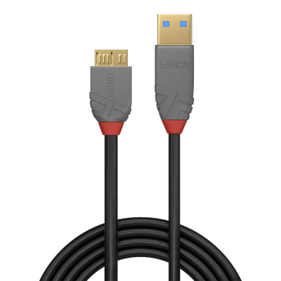 LINDY CAVO USB 3.2 TIPO A A MICRO-B, 5 GBIT/S, ANTHRA LINE, 0.5M [36765]