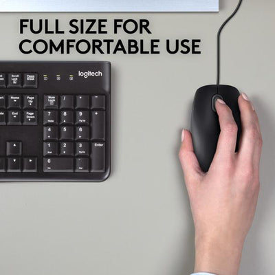 LOGITECH MOUSE USB OTTICO B110 SILENT NERO [910-005508]