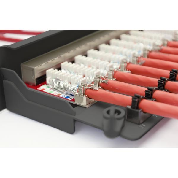 Digitus CAT 6A Patch Panel - shielded - 1U - 24-port [DN-91624S-EA-B]