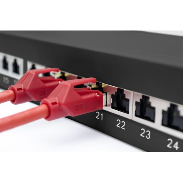 Digitus CAT 6A Patch Panel - shielded - 1U - 24-port [DN-91624S-EA-B]