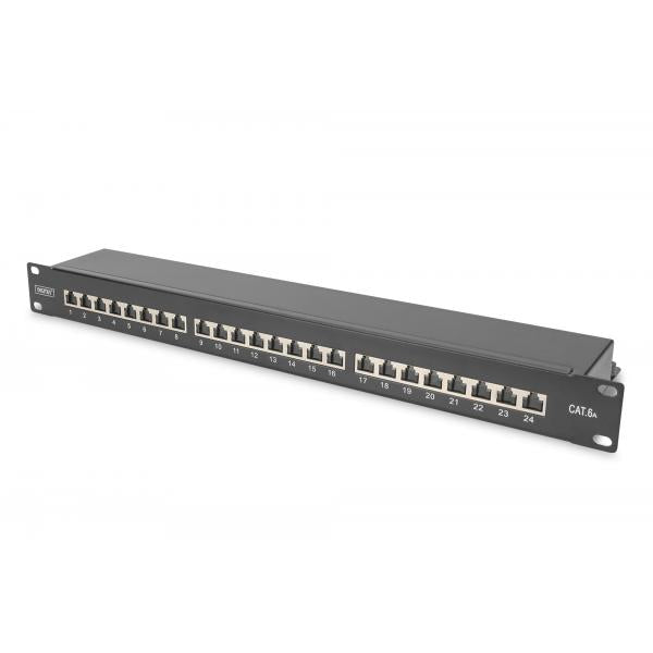 Digitus CAT 6A Patch Panel - shielded - 1U - 24-port [DN-91624S-EA-B]