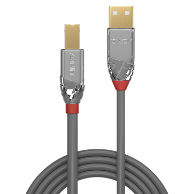 LINDY CAVO USB 2.0 A/B CROMO LINE 3M [36643]