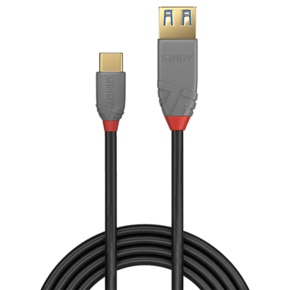 LINDY CAVO ADATTATORE USB 3.1 TIPO C/A ANTHRA LINE, 15CM [36895]