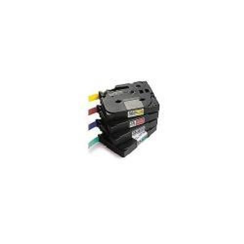 BROTHER NASTRO LAMINATO DA 24MM (8M) NERO/BIANCO [TZE-251]