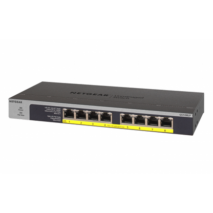 Netgear 8-Port Gigabit Ethernet PoE+ Unmanaged Switch with FlexPoE (60W) [GS108LP-100EUS]