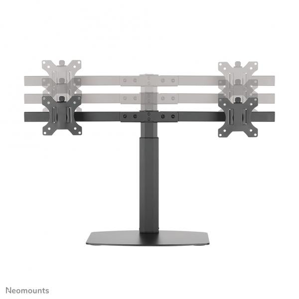 Neomounts Dual Monitor Stand - 10-27inch - 0-6 kg/screen - Gas Spring - Black [FPMA-D865DBLACK]