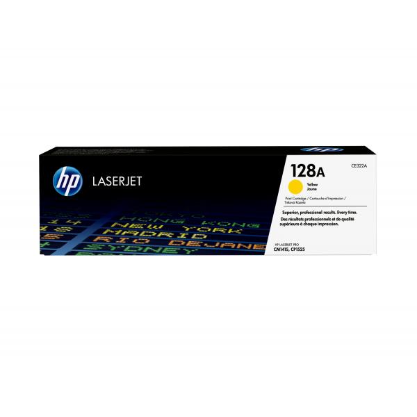 HP TONER GIALLO 128A PER LASERJET CP1525/CM1415 [CE322A]