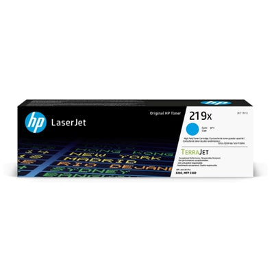 HP Cartuccia toner originale ad alta capacità LaserJet 219X ciano [W2191X]