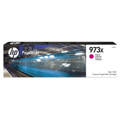 HP Cartuccia magenta ad alta capacità originale 973X PageWide [F6T82AE]