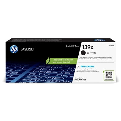 HP LaserJet Cartuccia toner nero originale 139X ad alta capacità [W1390X]