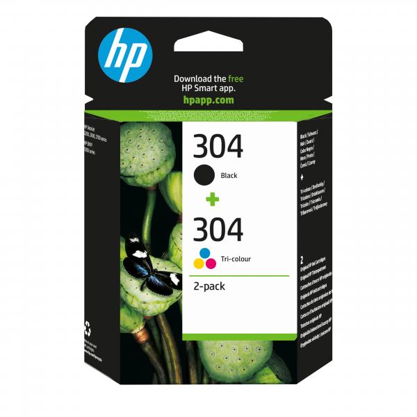 HP CONFEZIONE 2 CARTUCCE INKLJET NERO + TRICROMIA [3JB05AE]