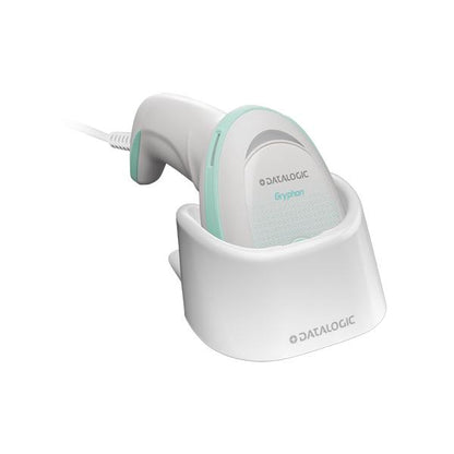 Datalogic Gryphon GD4520 Handheld Barcode Scanner Kit - Scanner / USB Cable - Cable Connectivity - High Density - White [GD4520-HCK1-HD]