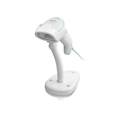 Datalogic Gryphon GD4520 Handheld Barcode Scanner Kit - Scanner / USB Cable - Cable Connectivity - High Density - White [GD4520-HCK1-HD]