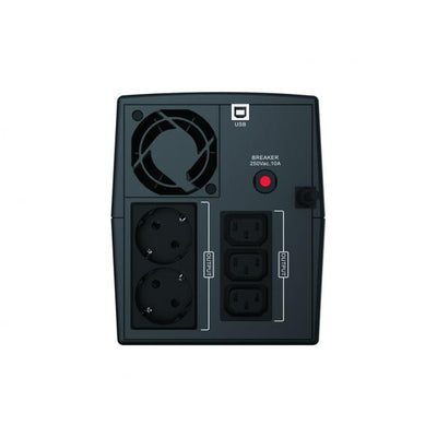 Conceptronic 2200VA 1320W UPS - IEC x 3 - Schuko x 2 - HID USB - AVR [ZEUS04EM]