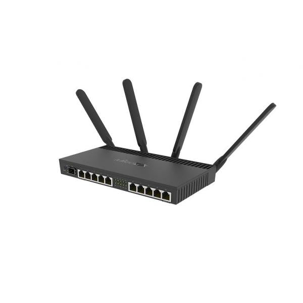 MikroTik, 4011iGS+5HacQ2HnD Quad, core, 1GB RAM, 10xGbit LAN, 1xSFP+ port, built, in 5Ghz 802.11ac 2.4Ghz 02.11b/g [RB4011iGS+5HacQ2HnD-IN]
