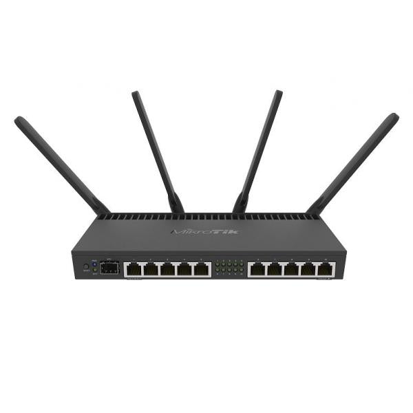 MikroTik, 4011iGS+5HacQ2HnD Quad, core, 1GB RAM, 10xGbit LAN, 1xSFP+ port, built, in 5Ghz 802.11ac 2.4Ghz 02.11b/g [RB4011iGS+5HacQ2HnD-IN]