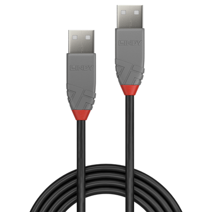 LINDY CAVO USB 2.0 TIPO A/A ANTHRA LINE, 0.5M [36691]