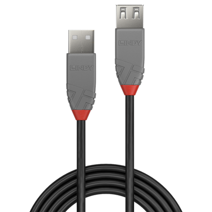 LINDY CAVO PROLUNGA 3M USB 2.0 KABEL AM / AF ANTHRA [36704]