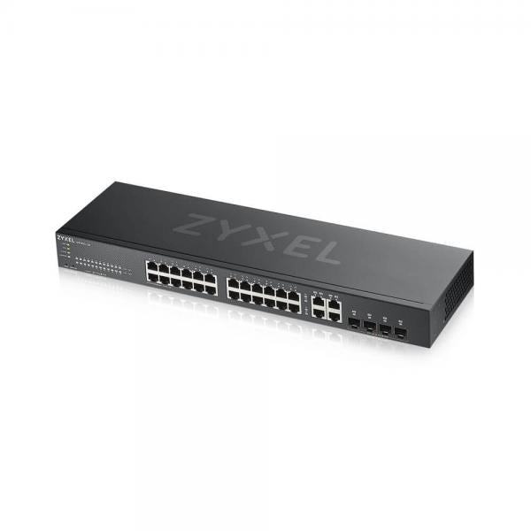 ZYXEL SWITCH MANAGED NEBULAFLEX 24 PORTE GIGABIT + 4 PORTE DUAL GIGABIT, IPV6, VLAN, QOS, IGMP, DESI [GS1920-24V2-EU0101F]