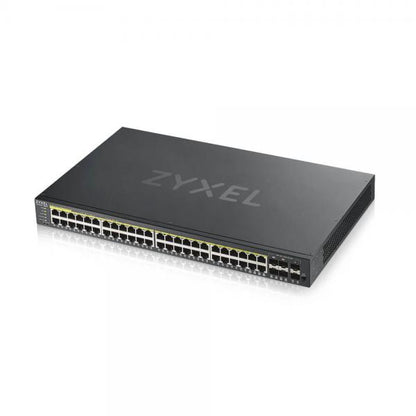 Zyxel GS1920-48HPV2 Gestito Gigabit Ethernet (10/100/1000) Supporto Power over Ethernet (PoE) Nero [GS192048HPV2-EU0101F]
