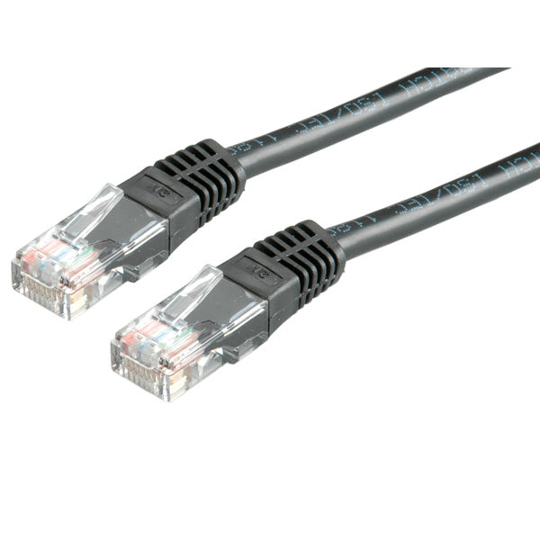 ROLINE CAVO DI RETE UTP PATCHCORD CAT.5E/CLASSE D, NERO, 2M [21.15.0545]