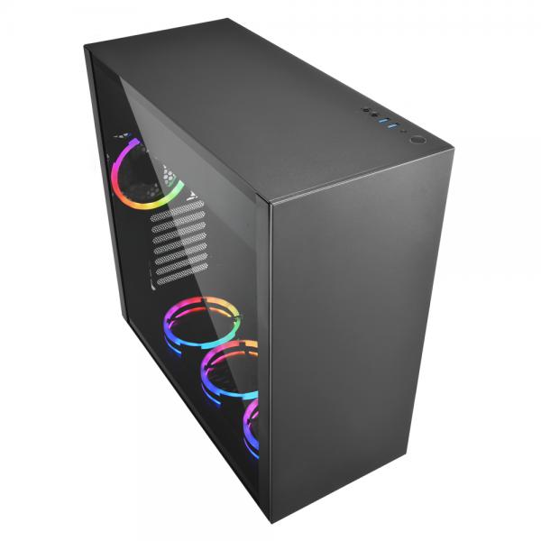 Sharkoon Pure Steel RGB Midi Tower Nero [PURESTEELRGBATX]