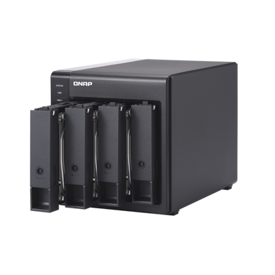 Qnap TR-004 HDD/SSD enclosure - 2.5 inch / 3.5 inch - Black [TR-004]