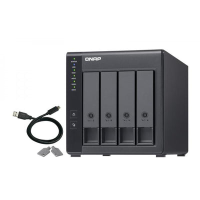 Qnap TR-004 HDD/SSD enclosure - 2.5 inch / 3.5 inch - Black [TR-004]