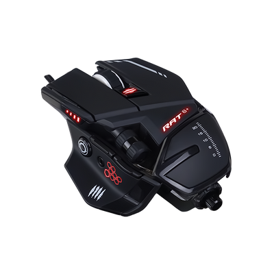 MAD CATZ GAMING MOUSE R.A.T. 6+ BLACK 11 PULSANTI 12000DPI ALLUMINIO [MR04DCINBL000-0]
