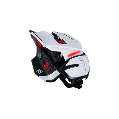 MAD CATZ GAMING MOUSE R.A.T. 6+ WHITE OTTICO ALLUMINIO 12K DPI 11xPULSANTI [MR04DCINWH000-0]