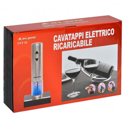 New Majestic CVT 15 Apribottiglia di vino elettrico Alluminio [CVT-15N]