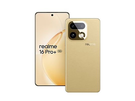 REALME SMARTPHONE 16 PRO+ 5G 512GB 12GB MASTER GOLD [631011007394]